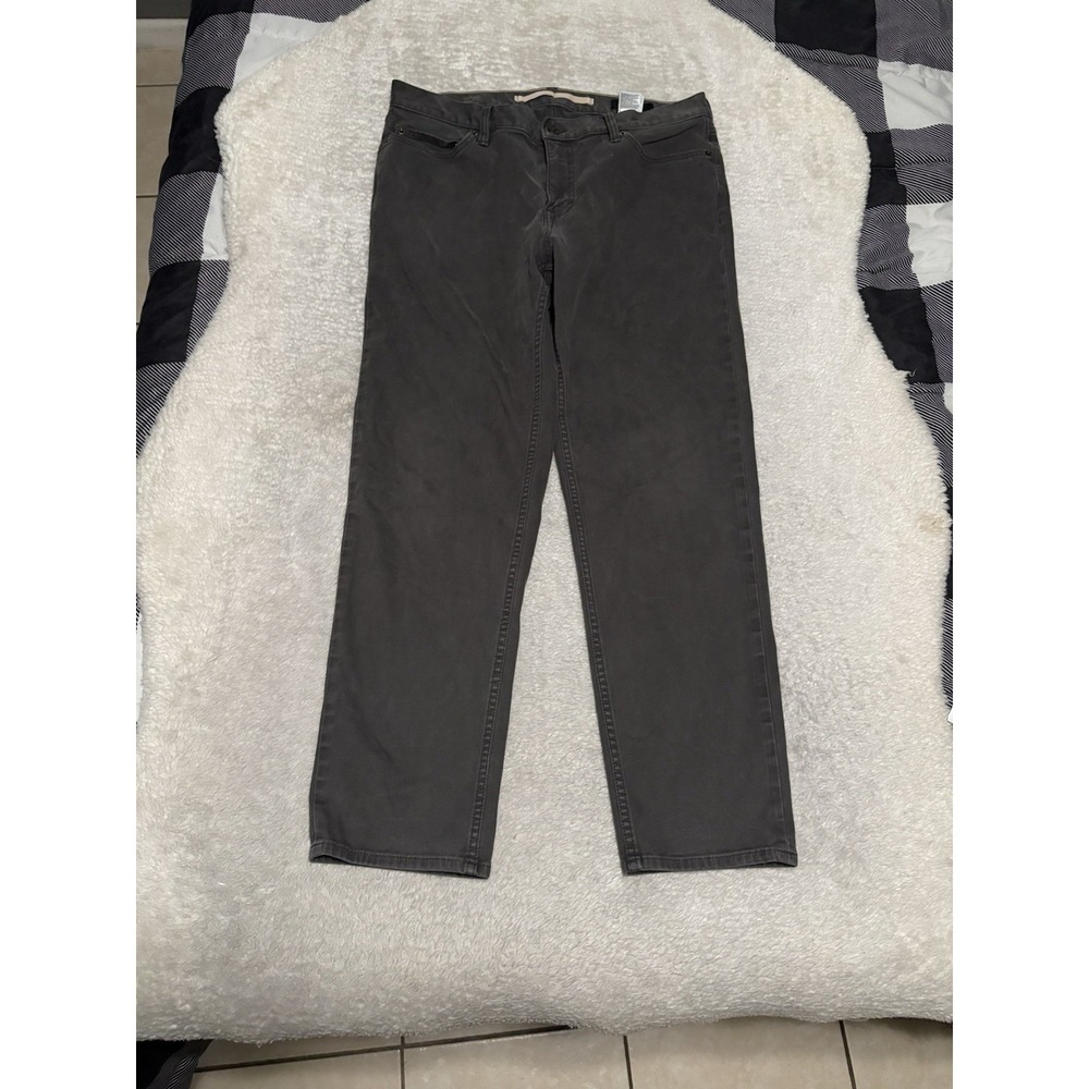 Banana Republic Tapered Men's Dark Gray Khaki Pants Size 34x30 Act (34x28)